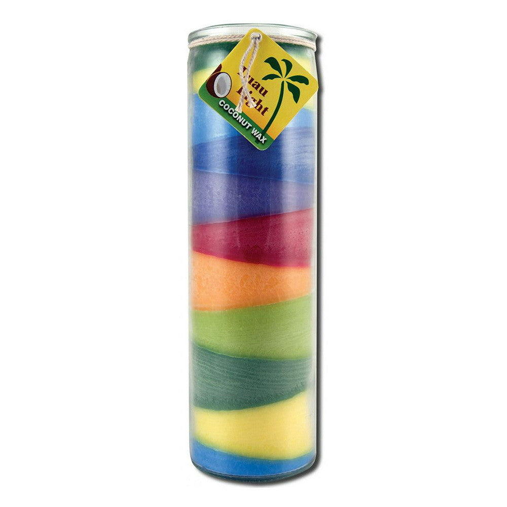 Aloha Bay Candle Luau Light Coconut Rainbow, 16 Oz
